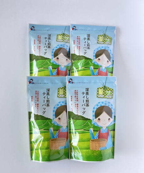 深蒸し茶ティーバッグ　4g×18個  ×4袋