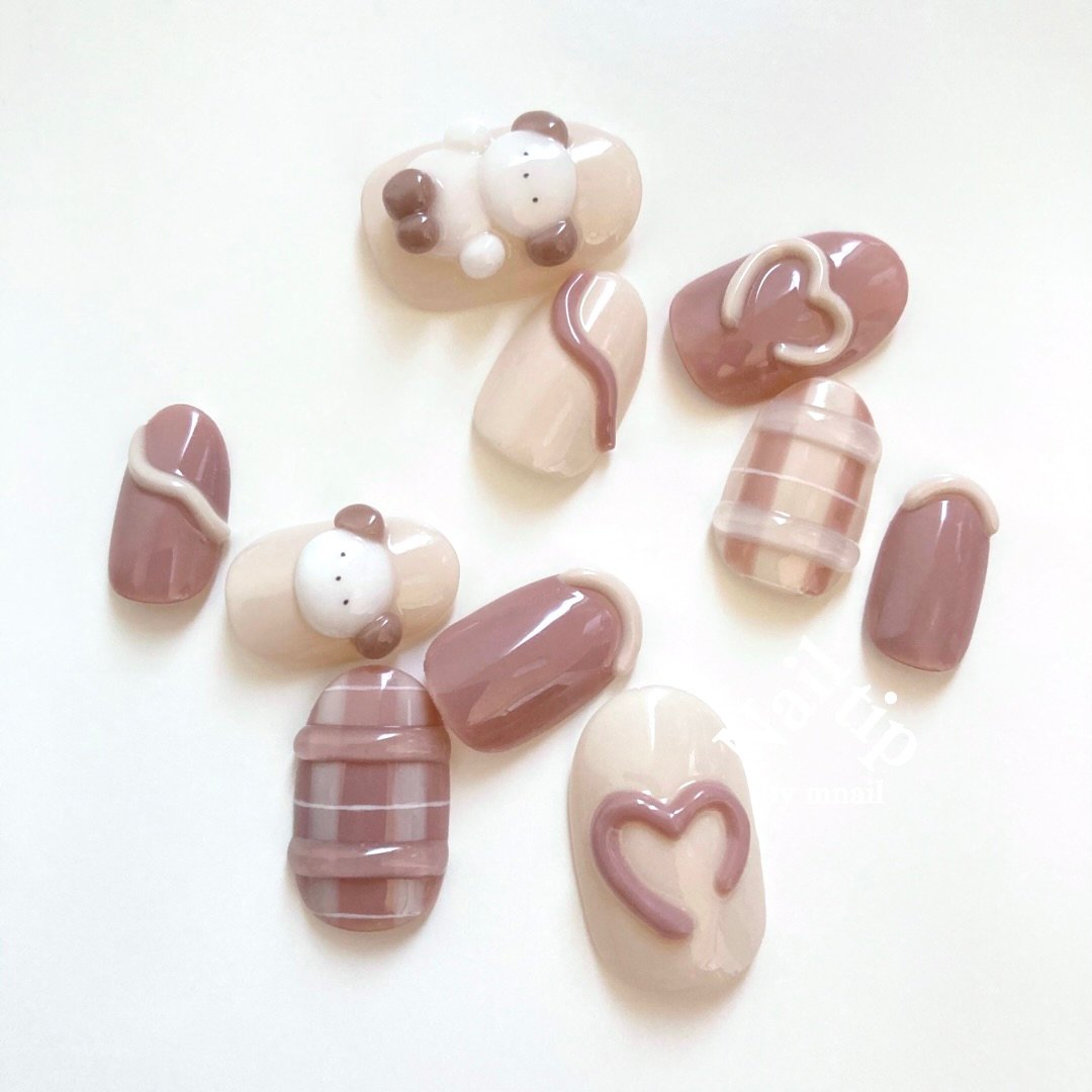 受注制作】ネイルチップ 074 | Nailtip by mnail