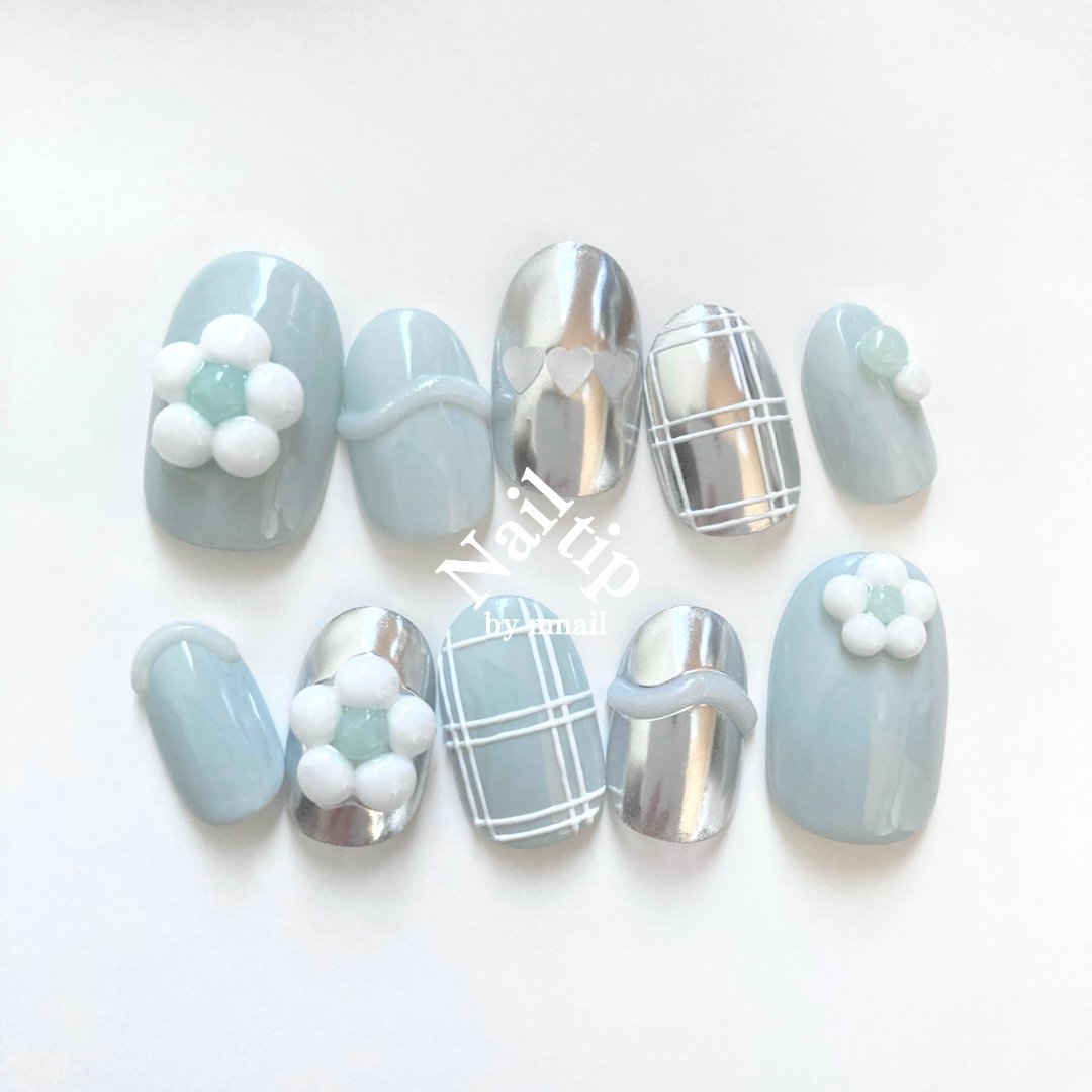 受注制作】ネイルチップ 081 | Nailtip by mnail