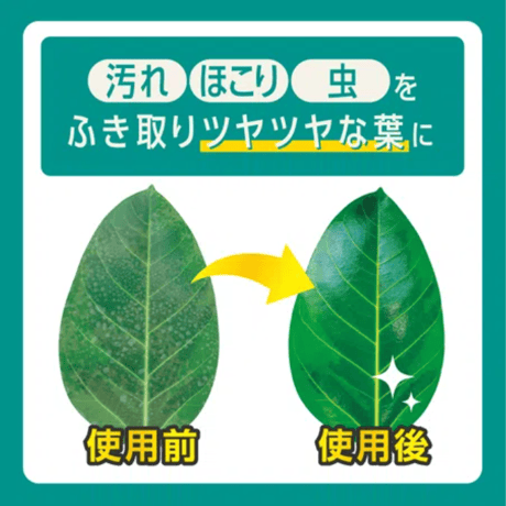 【MY PLANTS】葉面洗浄剤 葉をきれいにするシート