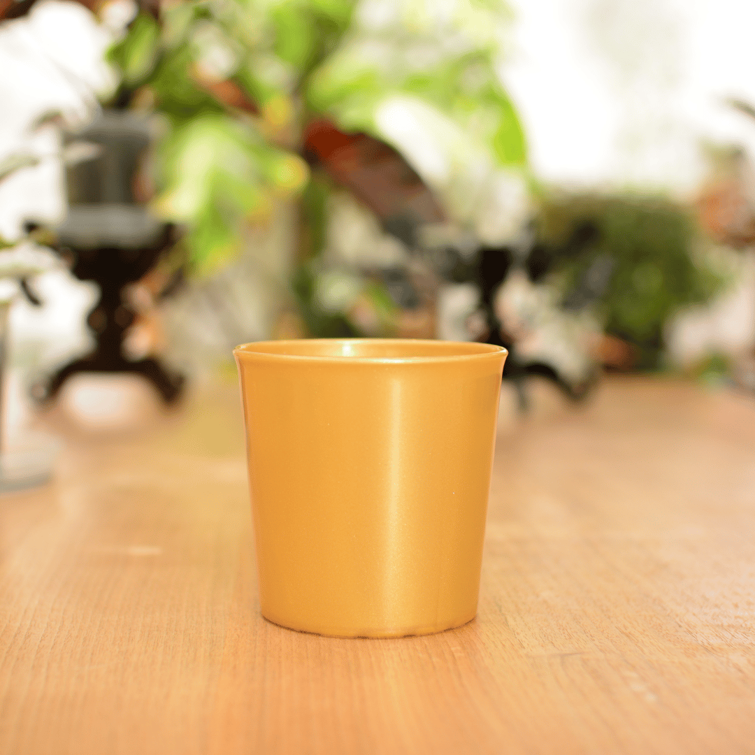 3号]花森家の鉢 x 受け皿(ゴールド)単品 | 花森家-1号店-