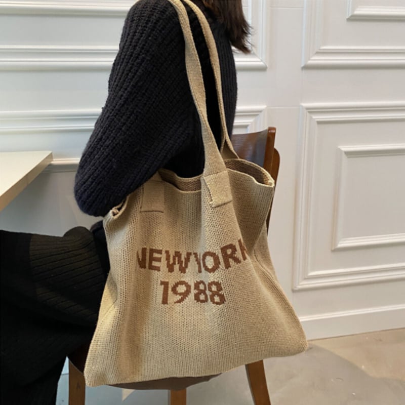 ニット トートバッグ | Bagoodtimeshop ニット トートバッグ | Bagoodtimeshop