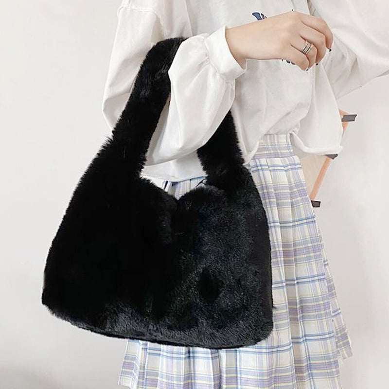 AKTE ブラックファートートバッグ ファートートバッグ | Bagoodtimeshop