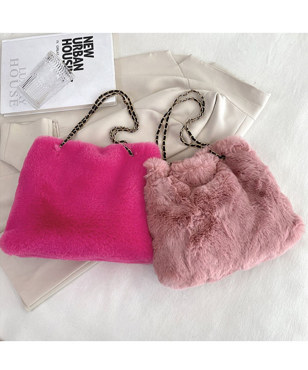 大容量チェーンファーバッグ | Bagoodtimeshop 