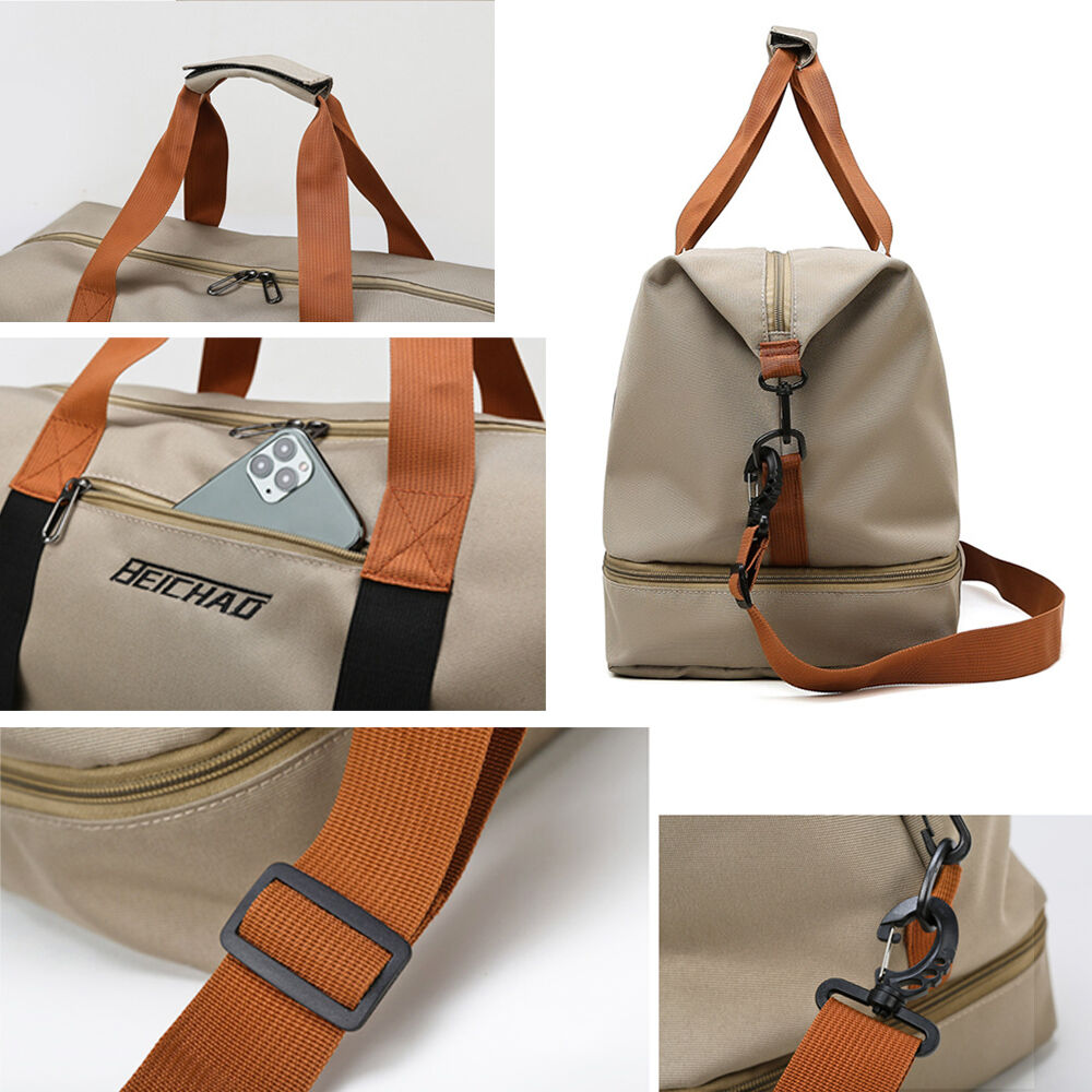 BEAN SIGNATURE ボストンバッグ ベージュ llbean 大容量トラベル