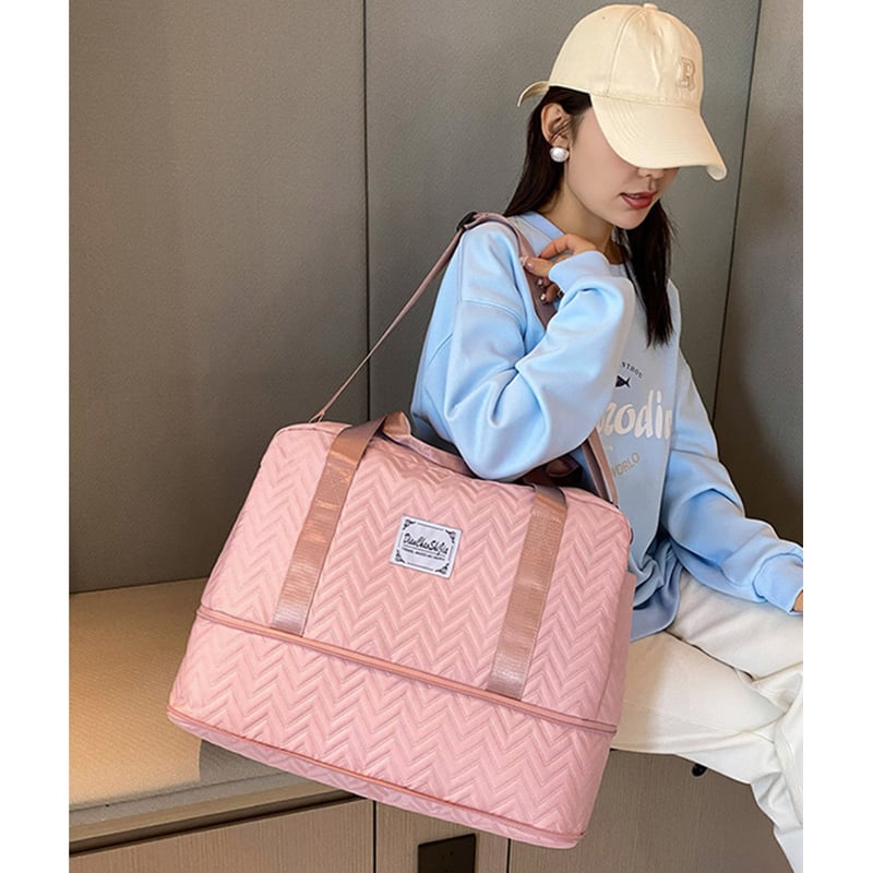 ポーチ付き拡張ファスナーボストンバッグ | Bagoodtimeshop