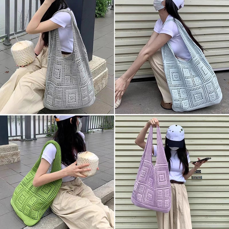 ALEMAIS クロシェニットトートバッグHARVEY NICHOLS | ヤマダウェブコム