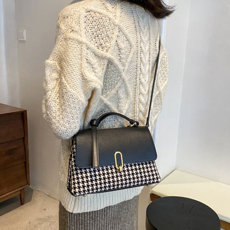 千鳥格子ショルダーバッグ | Bagoodtimeshop