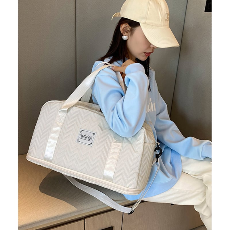 ポーチ付き拡張ファスナーボストンバッグ | Bagoodtimeshop