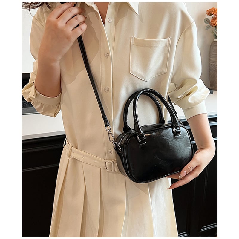 PUレザー2wayショルダーバッグ | Bagoodtimeshop