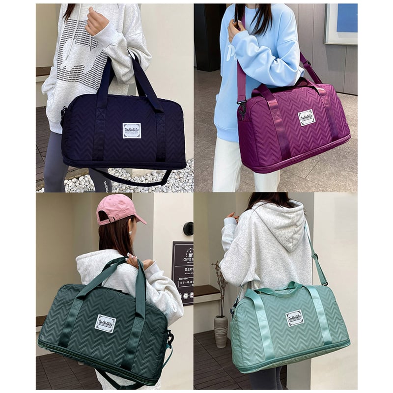 ポーチ付き拡張ファスナーボストンバッグ | Bagoodtimeshop