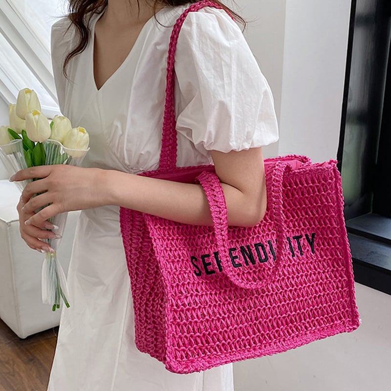 バーバリー　 ストロートートバッグ 韓国風ストロートートバッグ | Bagoodtimeshop