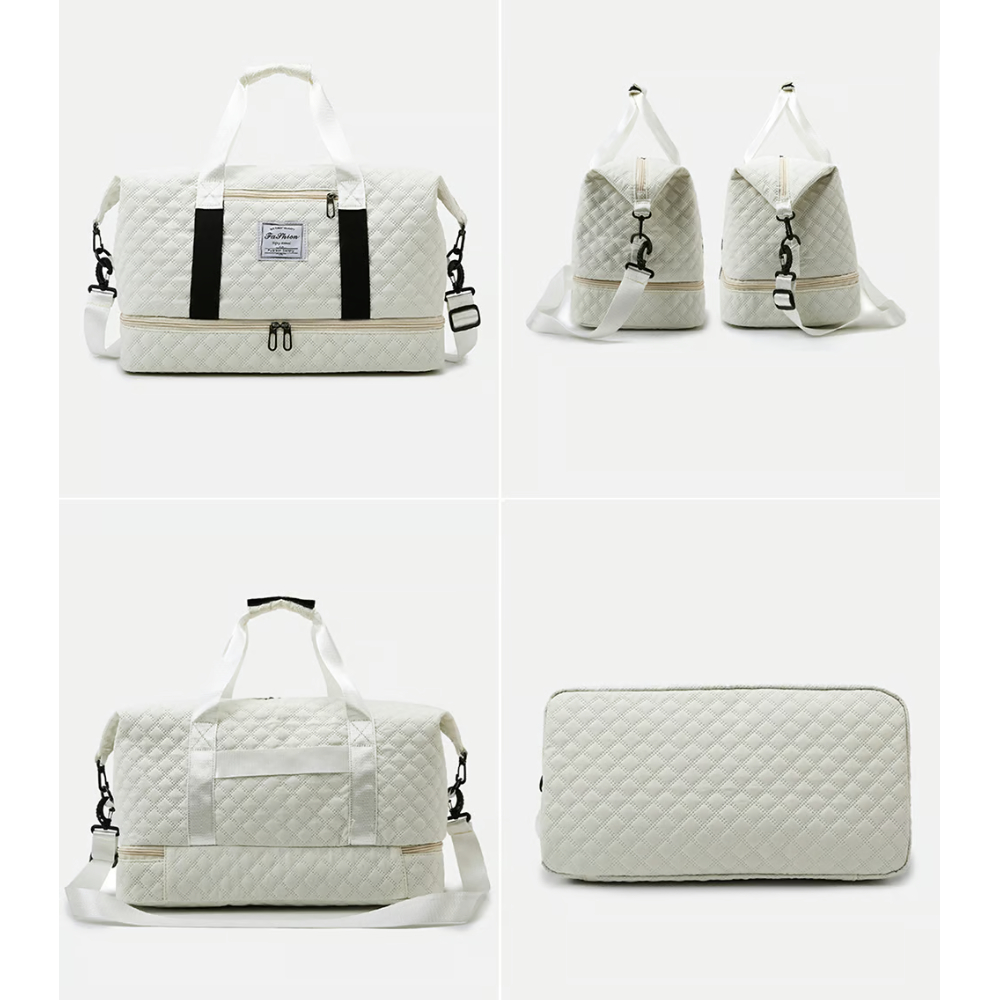 大容量キルティングトラベルバッグ タイプ2 | Bagoodtimeshop