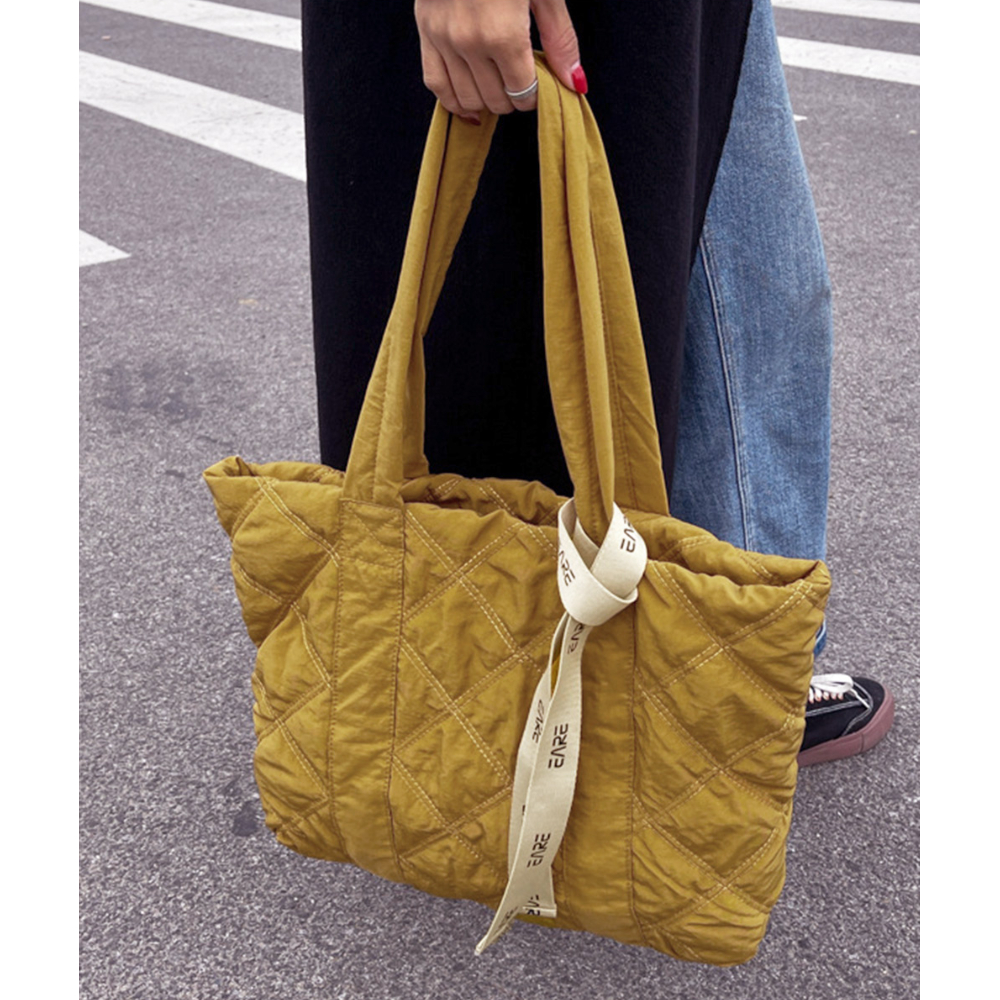 大容量キルティングトートバッグ | Bagoodtimeshop