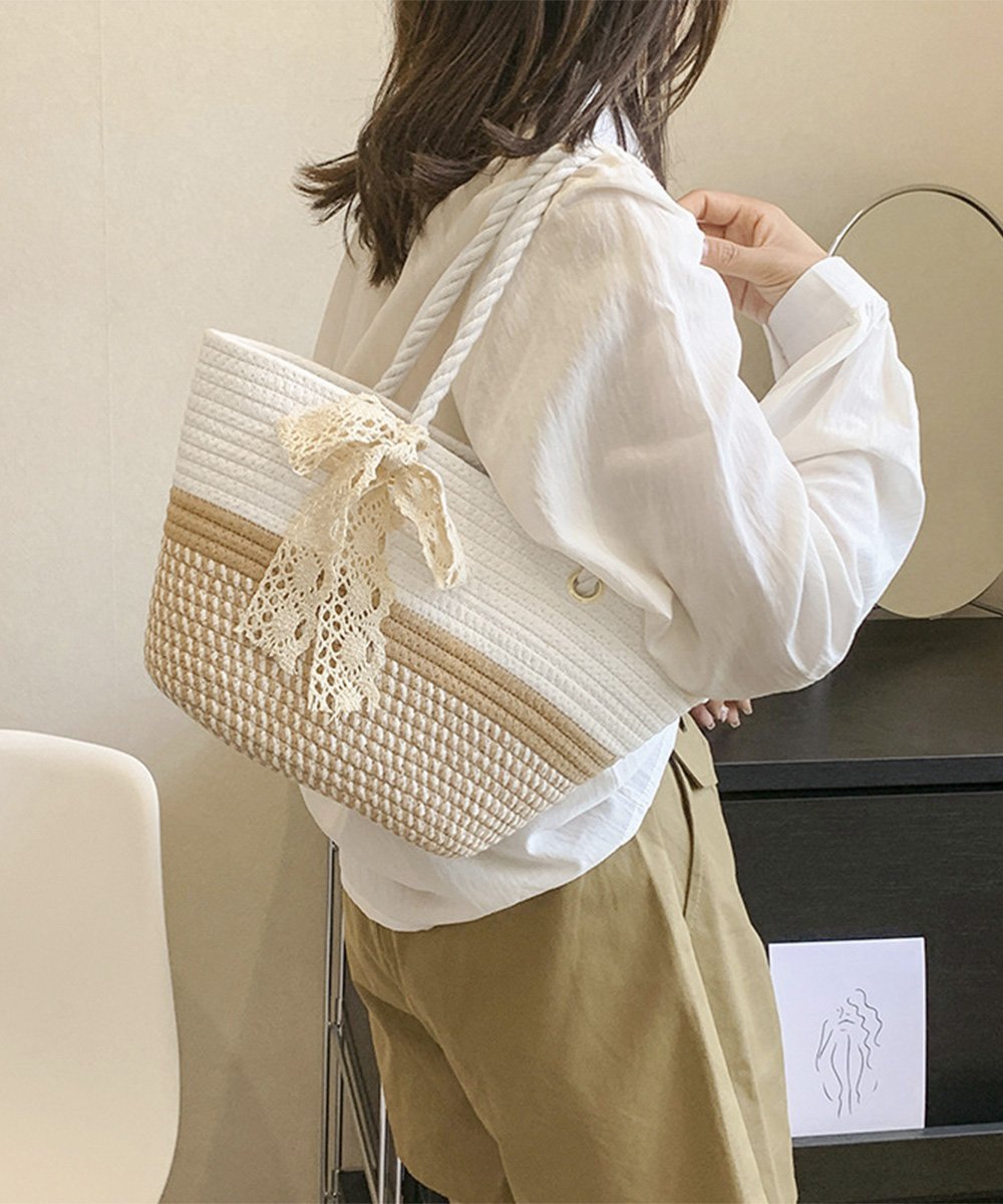 黄草という植物で編むおしゃれバッグ Amazon | Fiaoen カゴ