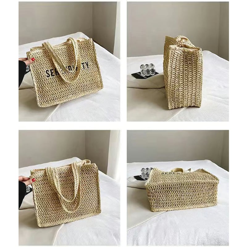 韓国風ストロートートバッグ | Bagoodtimeshop