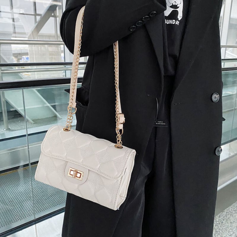 キルティングチェーンショルダーバッグ | Bagoodtimeshop