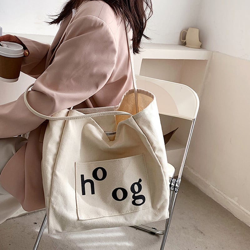 シンプルキャンバストートバッグ | Bagoodtimeshop