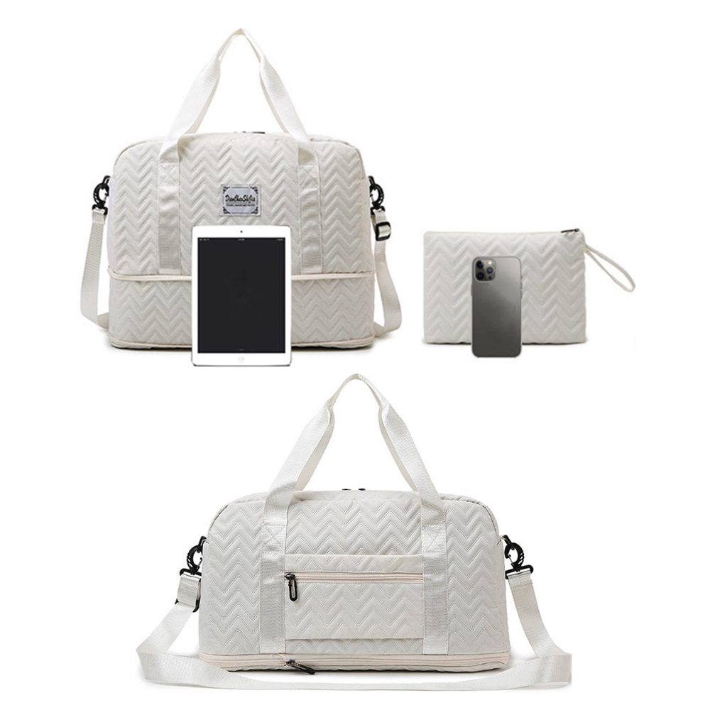 ポーチ付き拡張ファスナーボストンバッグ | Bagoodtimeshop
