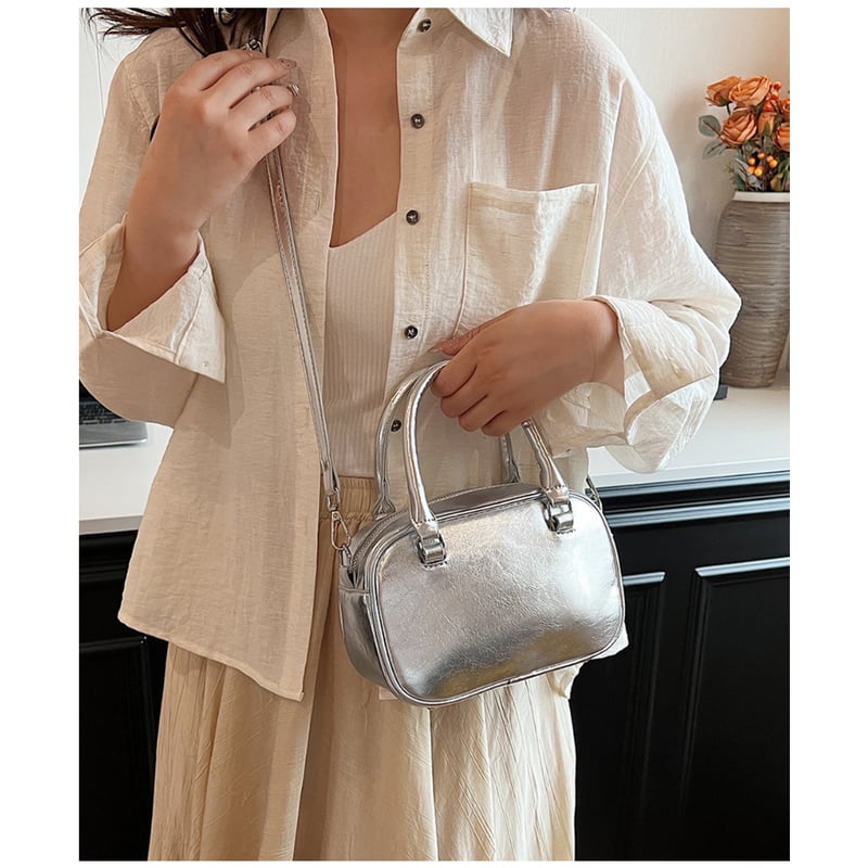 PUレザー2wayショルダーバッグ | Bagoodtimeshop