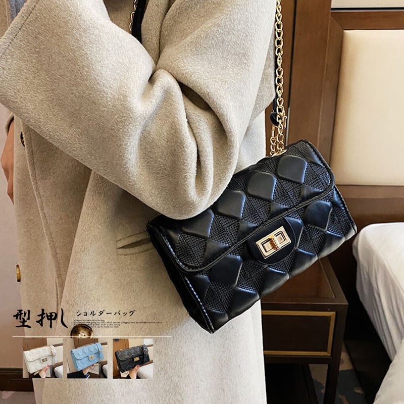 キルティングチェーンショルダーバッグ | Bagoodtimeshop キルティングチェーンショルダーバッグ | Bagoodtimeshop