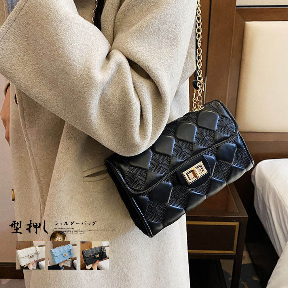 キルティングチェーンショルダーバッグ | Bagoodtimeshop キルティングチェーンショルダーバッグ | Bagoodtimeshop