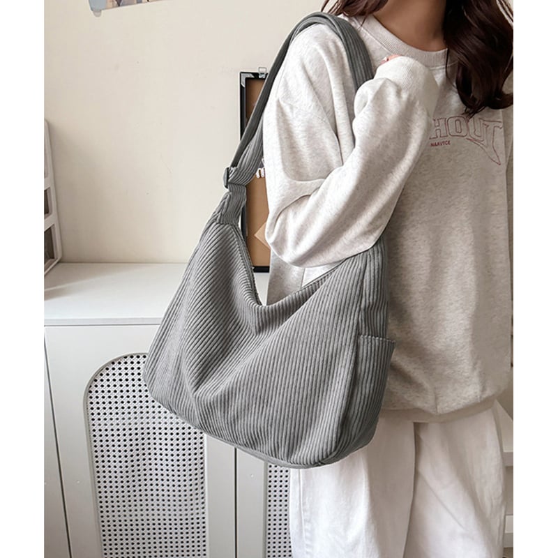 A4コーデュロイショルダーバッグ | Bagoodtimeshop