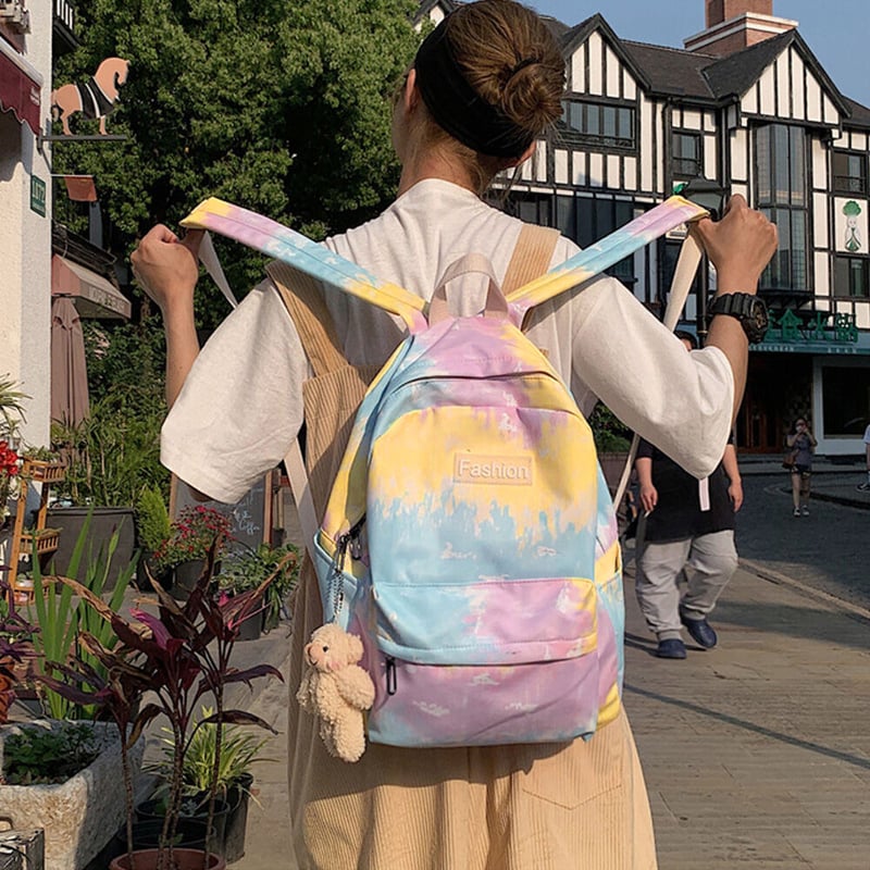 大容量グラデーションカラー バックパック | Bagoodtimeshop