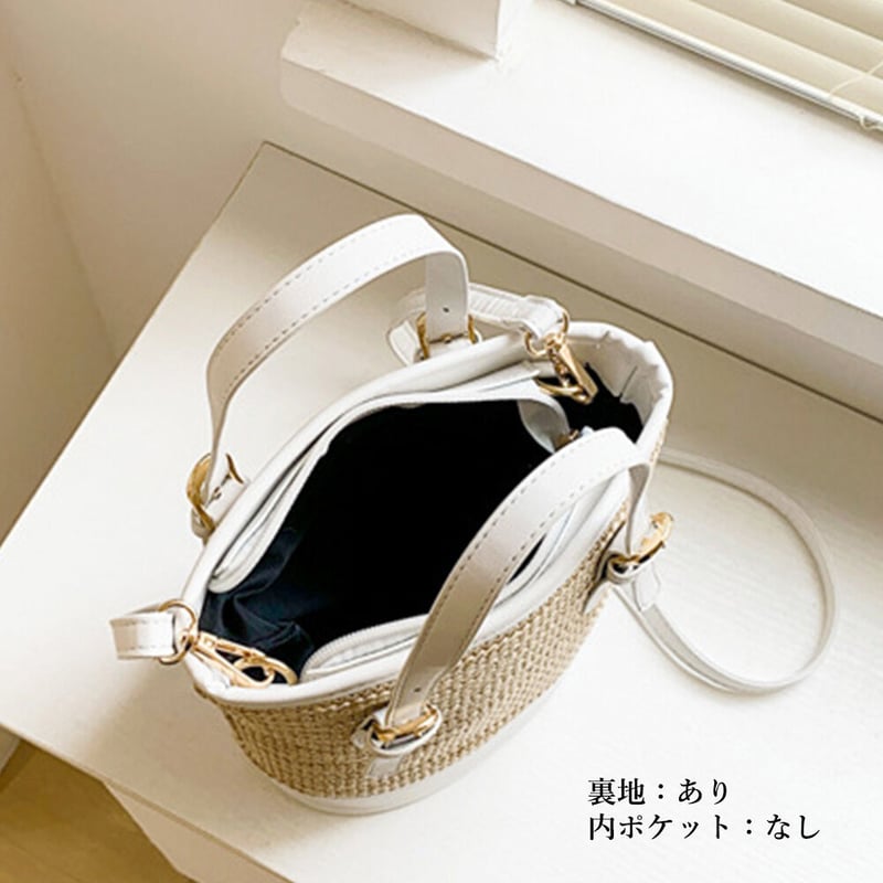 ストローショルダーかごバッグ | Bagoodtimeshop