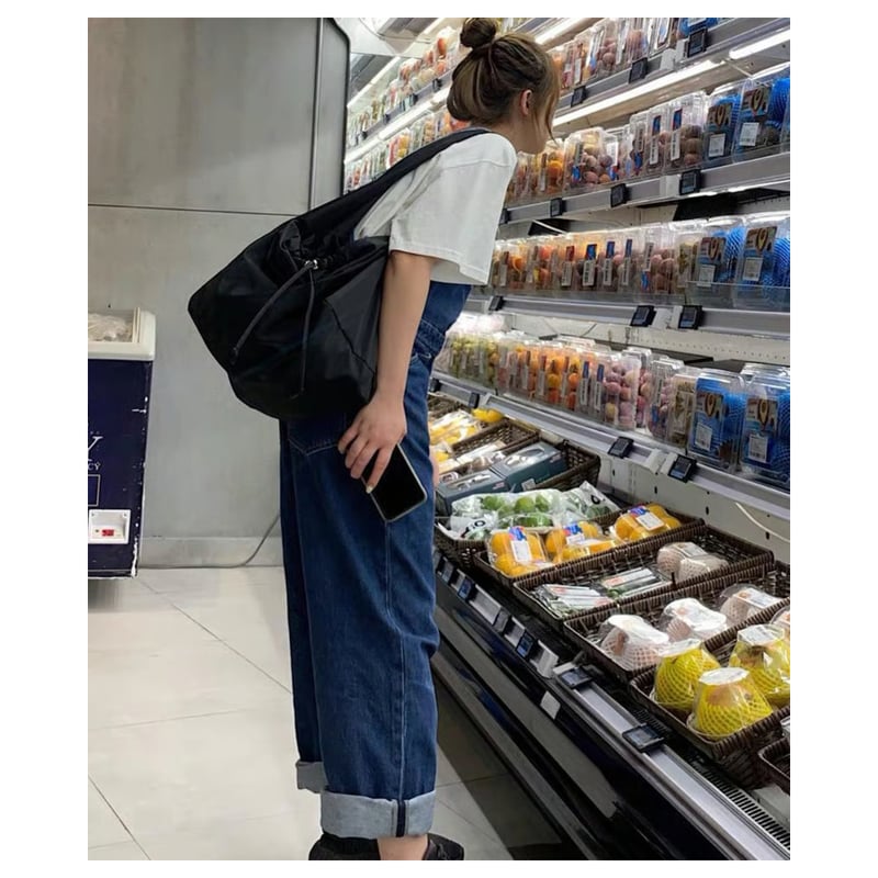 ドローコード巾着 ショルダーバッグ | Bagoodtimeshop