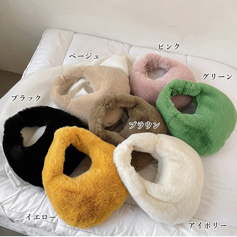 エコファーワンハンドルバッグ | Bagoodtimeshop