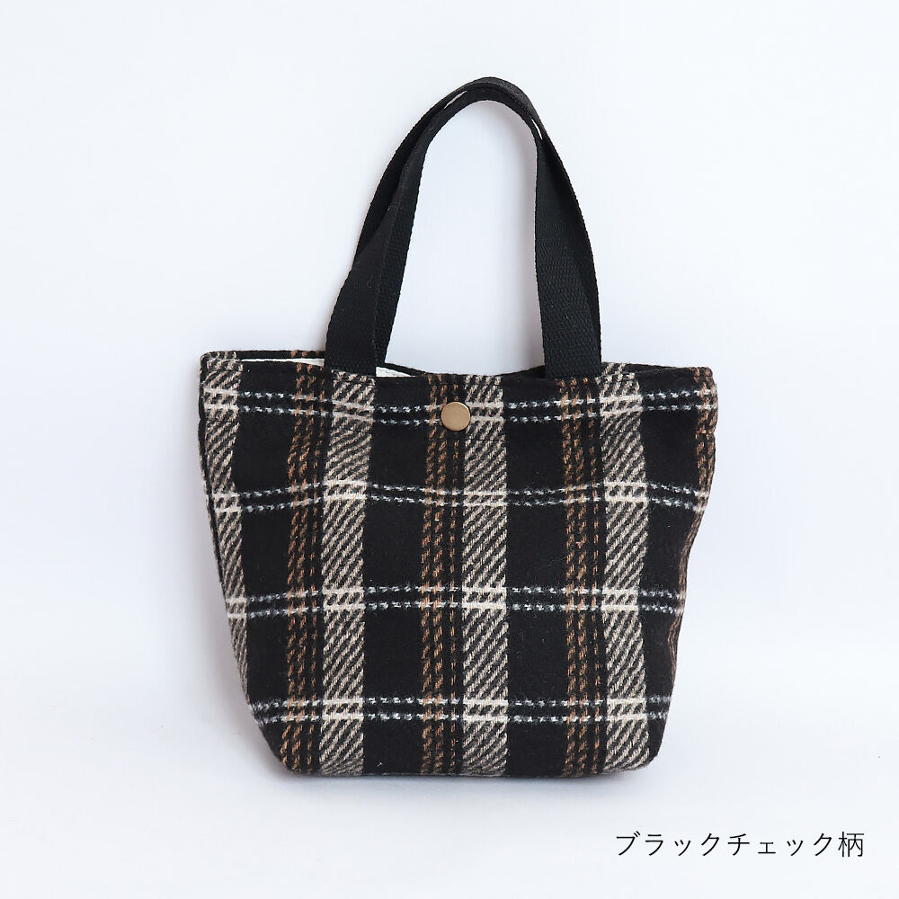 チェック柄 ミニトートバッグ | Bagoodtimeshop