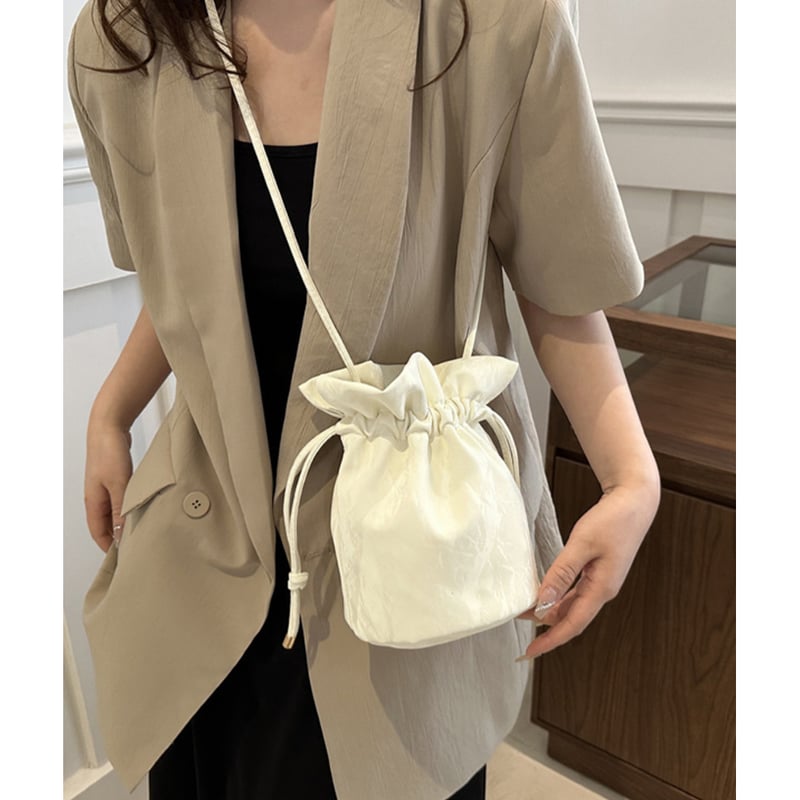 斜め掛け巾着ミニショルダーバッグ | Bagoodtimeshop