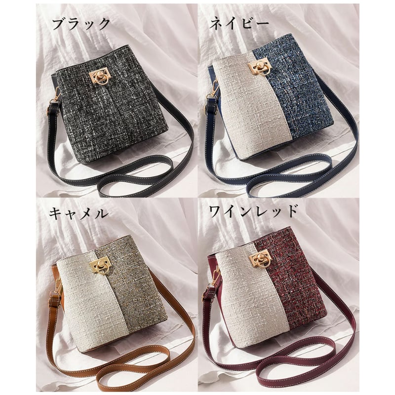ツイード風ミニショルダーバッグ | Bagoodtimeshop