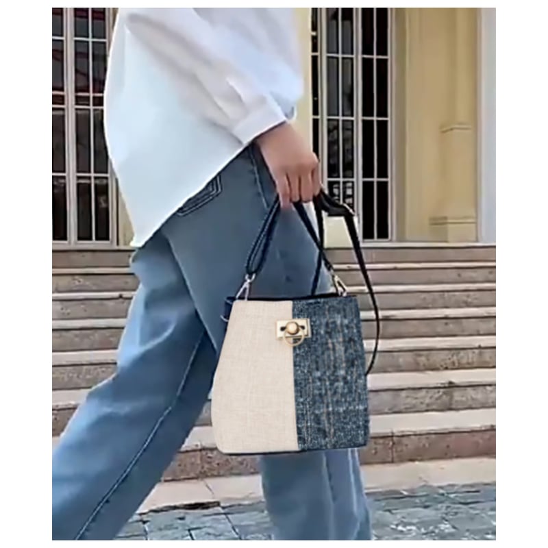 ツイード風ミニショルダーバッグ | Bagoodtimeshop