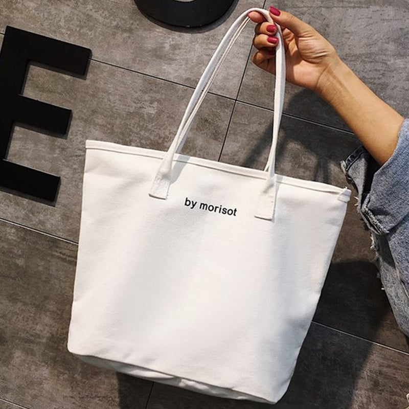 韓国風A4キャンバストートバッグ | Bagoodtimeshop