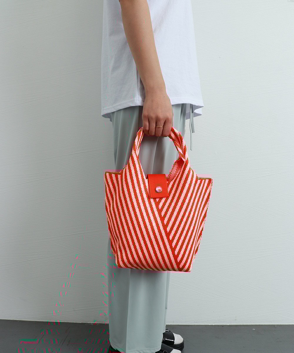 ストライプミニニットバッグ | Bagoodtimeshop ストライプミニニットバッグ | Bagoodtimeshop