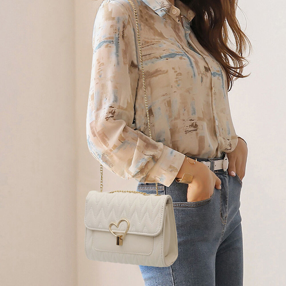 新品未使用♡NOBLE キルティングレザーチェーンバッグ ベージュ キルティングチェーンショルダーバッグ | Bagoodtimeshop