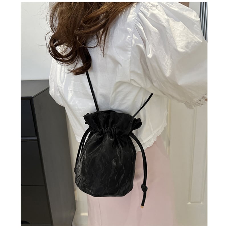 斜め掛け巾着ミニショルダーバッグ | Bagoodtimeshop