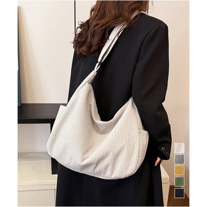 A4コーデュロイショルダーバッグ | Bagoodtimeshop