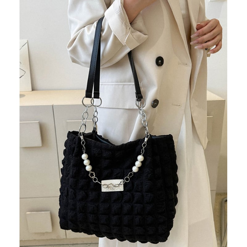ワッフル風ポップコーントートバッグ | Bagoodtimeshop ワッフル風ポップコーントートバッグ | Bagoodtimeshop
