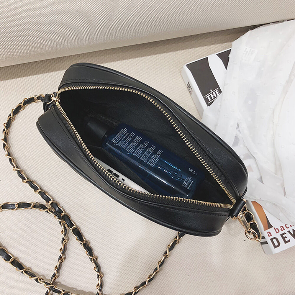 レザー調キルティングショルダーチェーンバッグ | Bagoodtimeshop