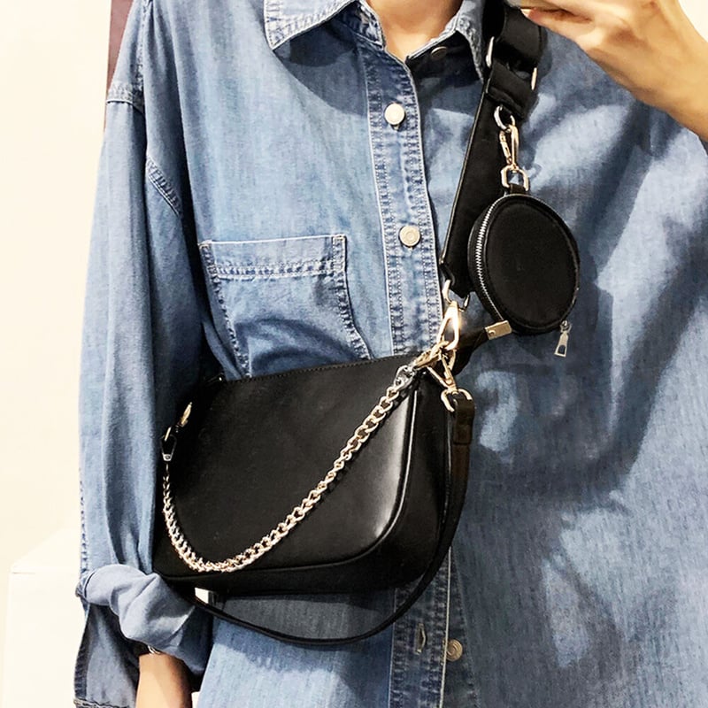 ポーチ付き ショルダーバッグ | Bagoodtimeshop ポーチ付き ショルダーバッグ | Bagoodtimeshop