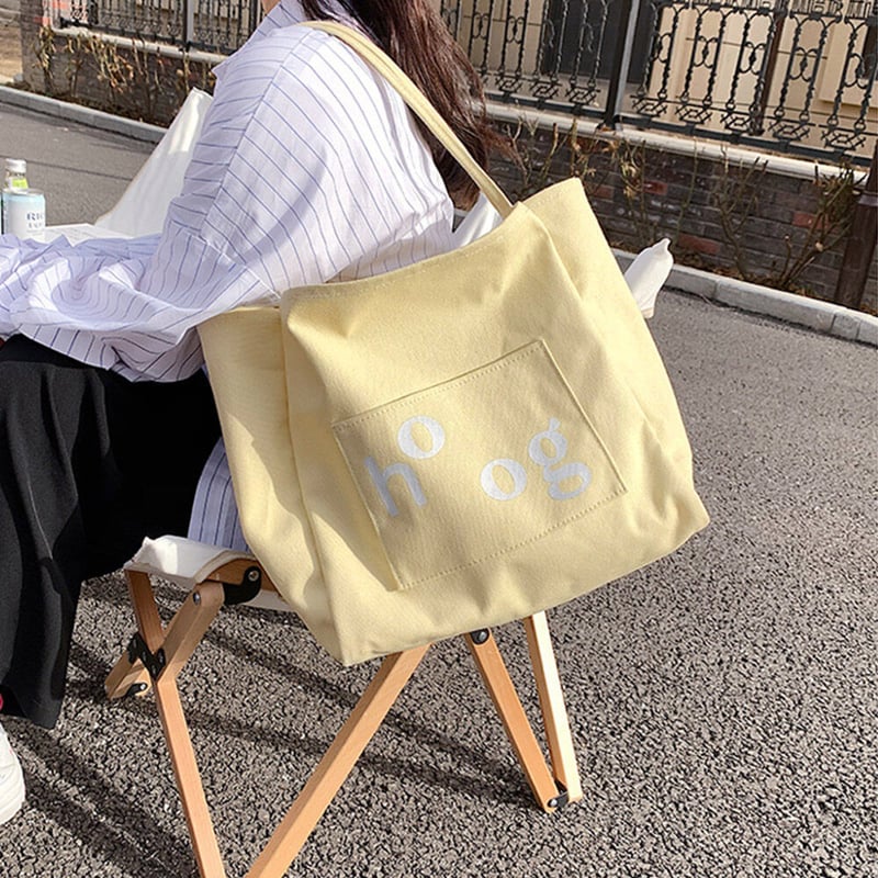 シンプルキャンバストートバッグ | Bagoodtimeshop