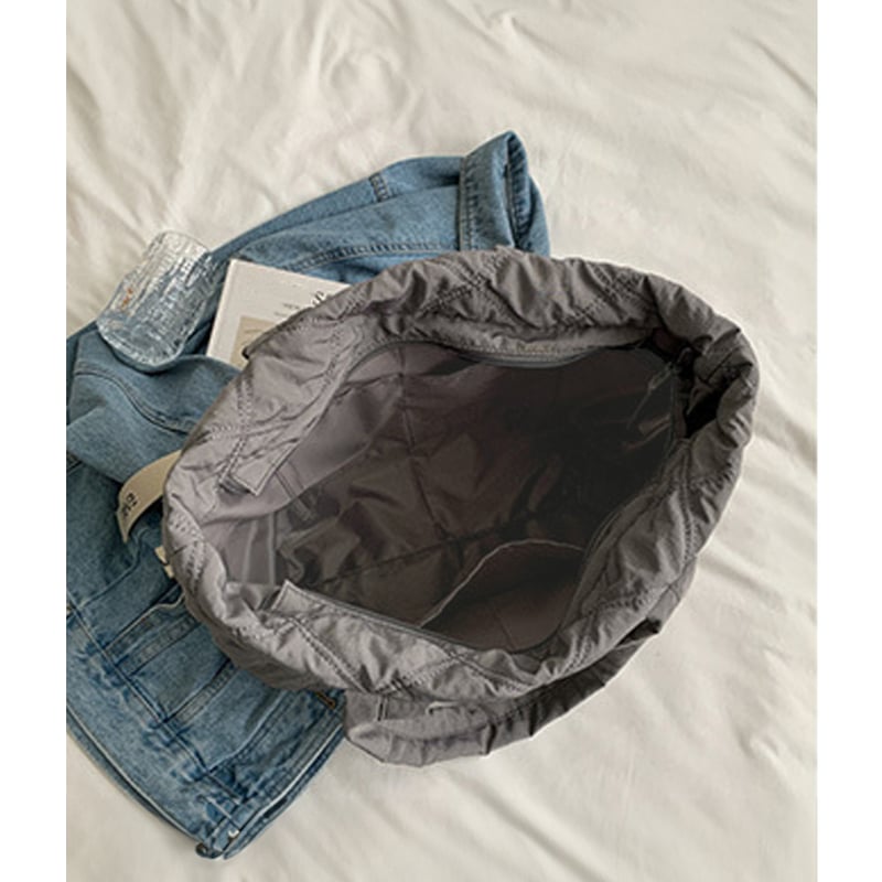【希少】FORME キルティングトート カーキ 大 20％OFF】ブロックプリントキルティング2Wayトートバッグ（4