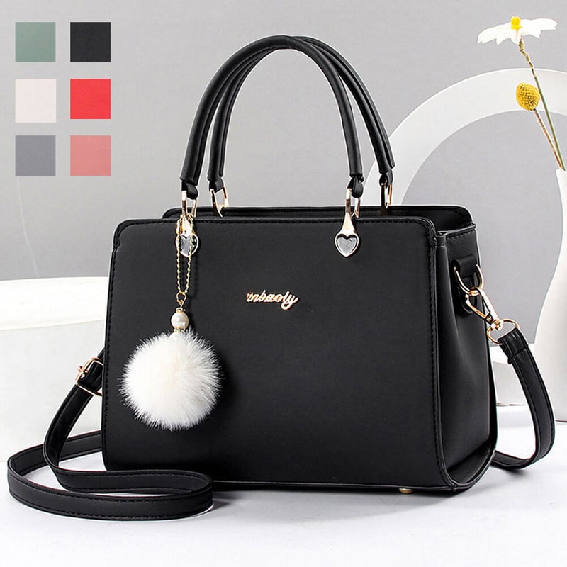 ショルダーバッグ ファーチャーム付き | Bagoodtimeshop