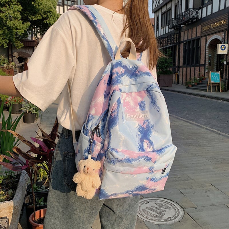 大容量グラデーションカラー バックパック | Bagoodtimeshop