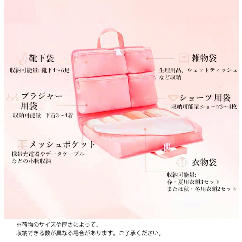 吊り下げランジェリートラベルポーチ | Bagoodtimeshop