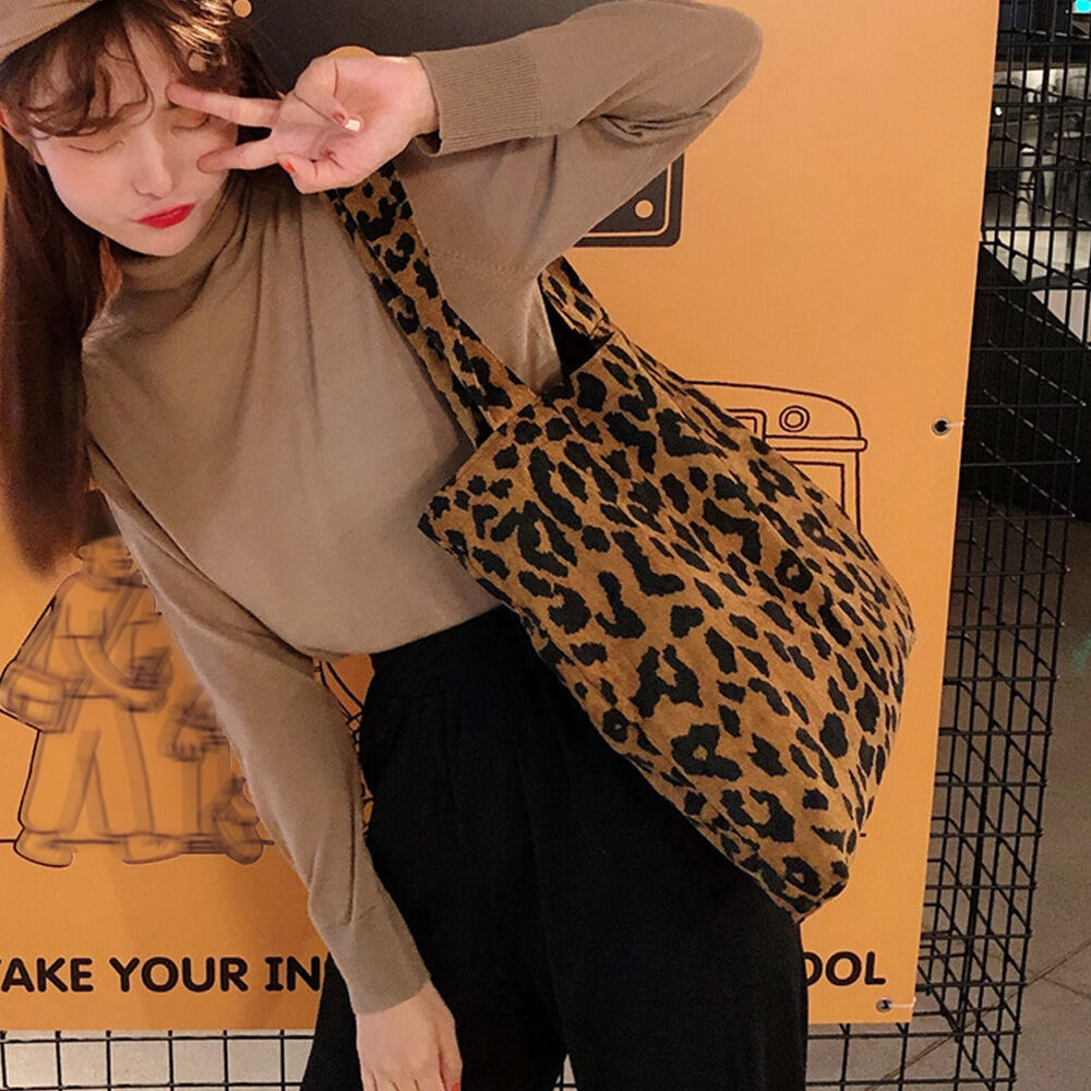 ヒョウ柄 トートバッグ | Bagoodtimeshop ヒョウ柄 トートバッグ | Bagoodtimeshop