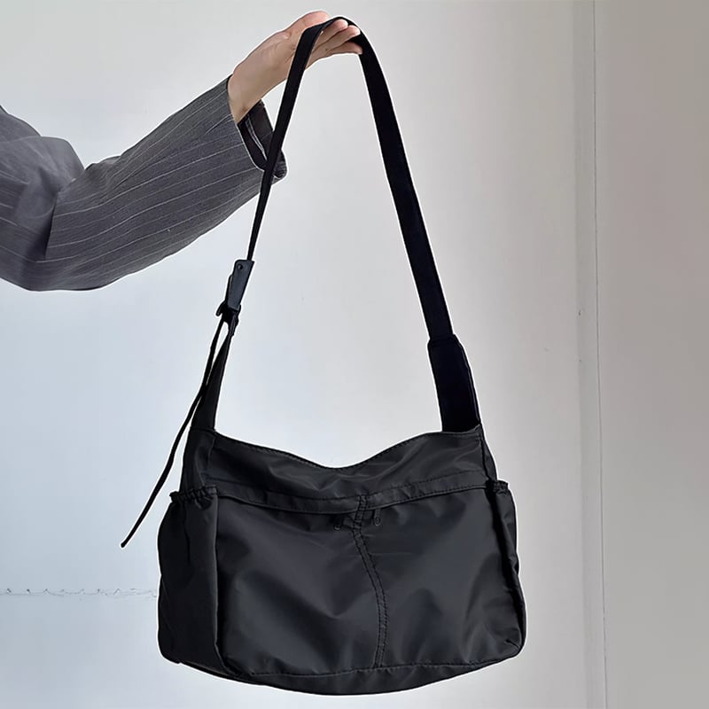 大容量ナイロンショルダーバッグ | Bagoodtimeshop